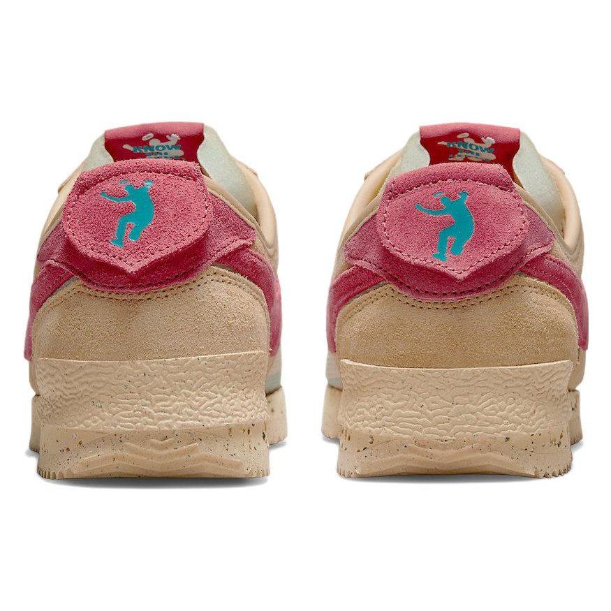 Nike X Union Cortez Fabric Breathable Low Top Casual City Commuting Running Shoes Unisex Brown Pink DR1413-200