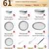 Elegant Underglaze Ceramic Dinnerware Set