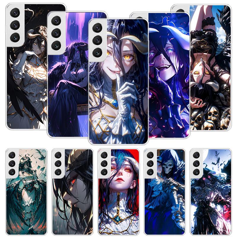 Albedo Overlord Anime Phone Case For Samsung Galaxy S26 S25 Edge S24 S23 FE S22 Ultra S21 Plus S20 + Fundas Cover Coque Galaxy S