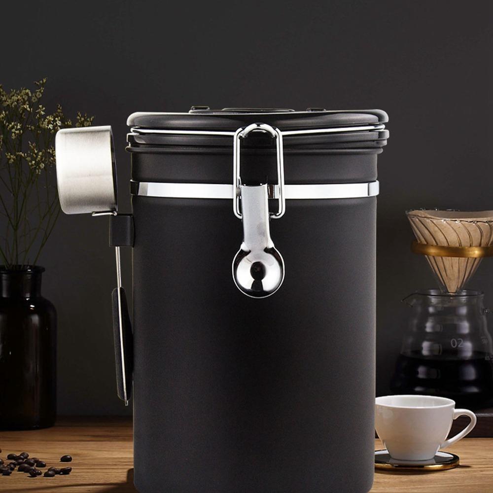 1.2L / 1.5L / 1.8L Coffee Bean Storage Container Airtight Coffee Container  For Cereal Storage
