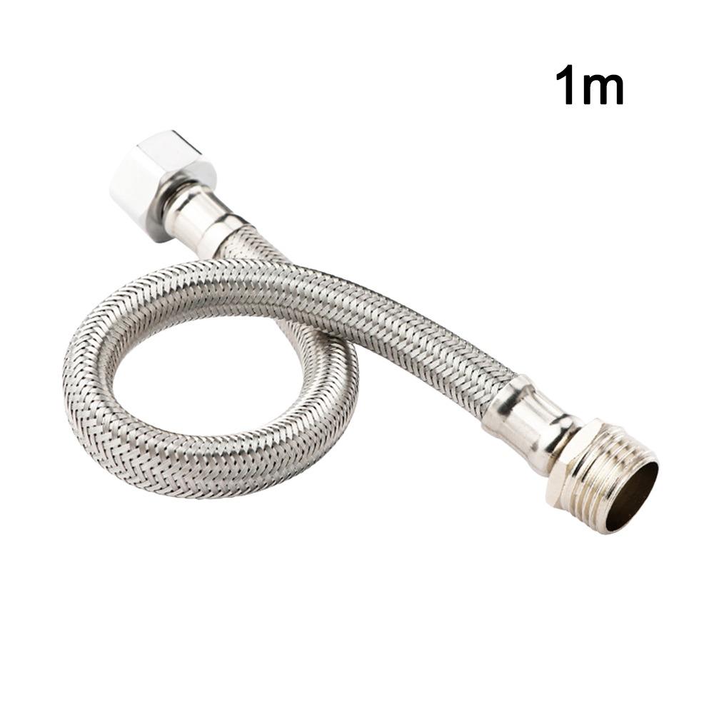 Internal Threaded Flexible Shower Hose Stainless Steel Braided Hose Extension Sprayer Pipe