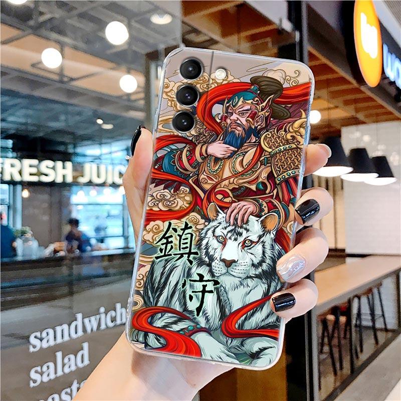 

Рисунок дракона тигра птицы аниме прозрачный чехол для Samsung Galaxy S21 S20 FE S22 Ultra S10e S10 S9 Plus 5G мягкий чехол для телефона Coque Samsung S22 Ultra 5G