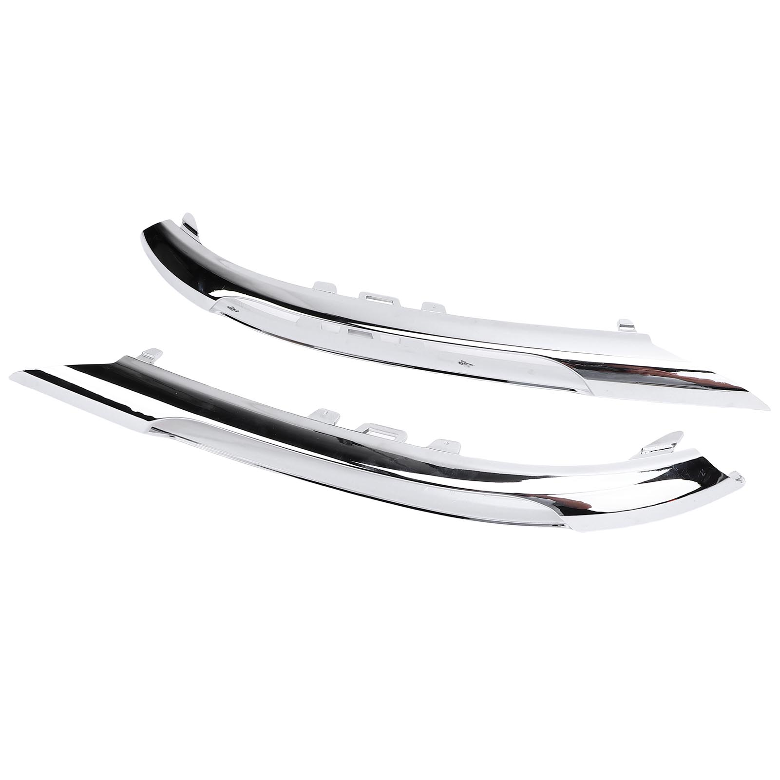 

1 пара передних левых правых хромированных молдингов бампера, замена для автомобилей C250 C300 2012 2014 годов 2048853074 2048852974