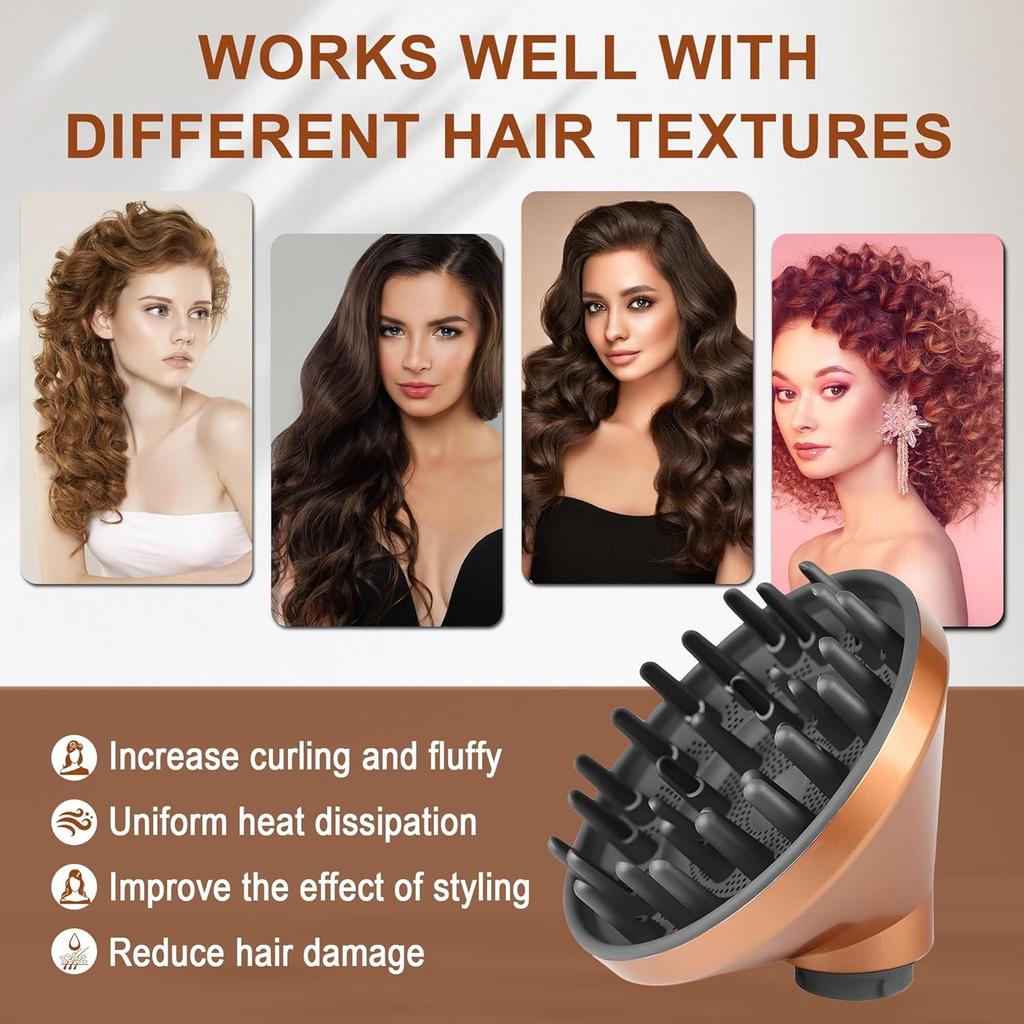 Nice Applicable Diffuser for Dyson Airwrap Styler HS01 HS03 HS05,convertible for Airwrap Styler Into Hair Dryer