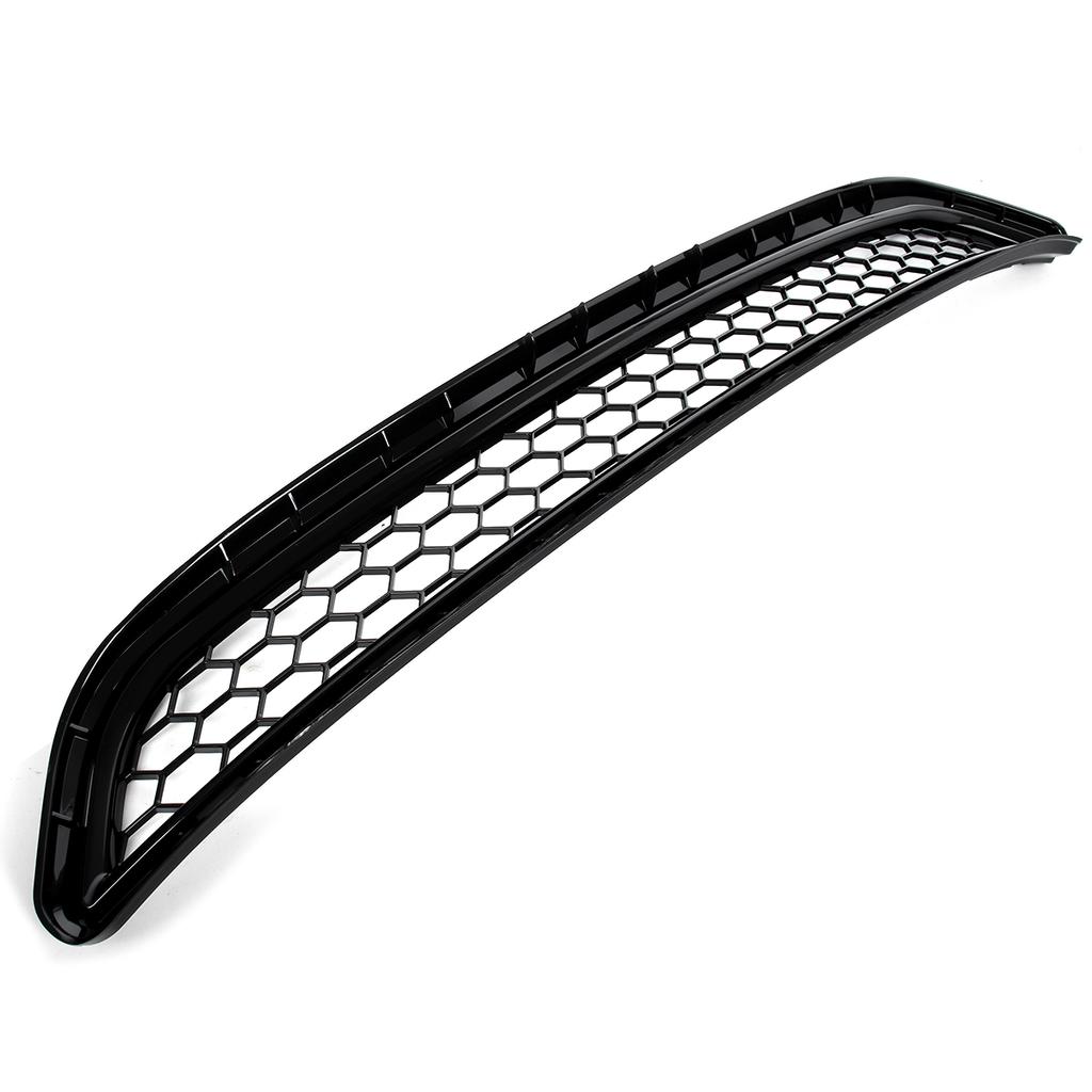 For Ford Fiesta 2013-2017 Gloss Black Honeycomb Front Bumper Lower Grille Grill