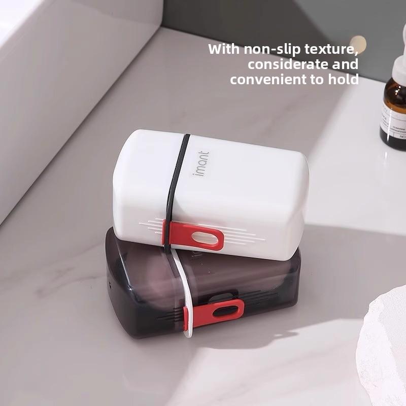 Travel Portable Lid Draining Creative Cute Sealed Storage Travel Business Trip Soap Box