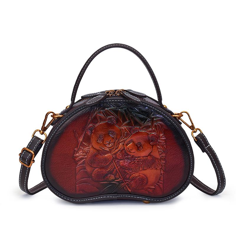 

New Chinese Style Design Zipper Youth Sweet Shoulder Bags 2026 Hot Selling Versatile Bamboo Leaf Printing Women s Crossbody Bags бордовий
