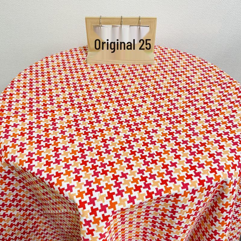 Ekologická šifrovaná bavlněná polyesterová květinová plátnová tkanina na polštáře, podložky pro domácí mazlíčky a venkovní stany