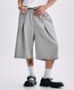 TAKEASY Essential Half Sweatpants (Melange Grey)
