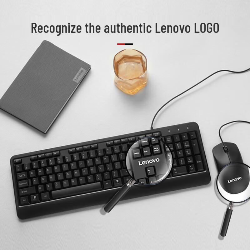 Lenovo KM4800 Wired Keyboard Mouse Combo