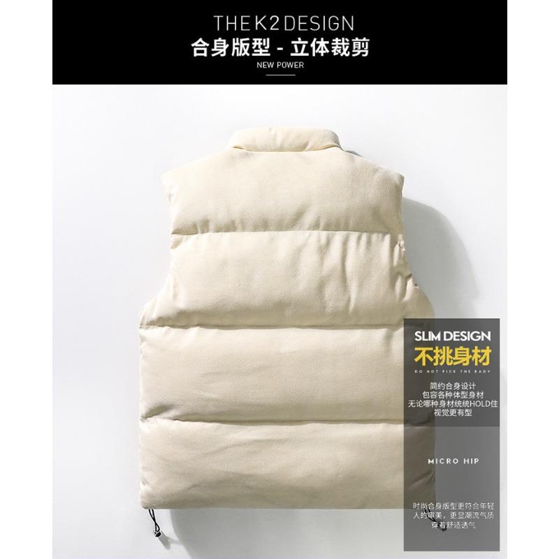 Loose Stand Collar Thick Warm Vest For Women Winter Autumn