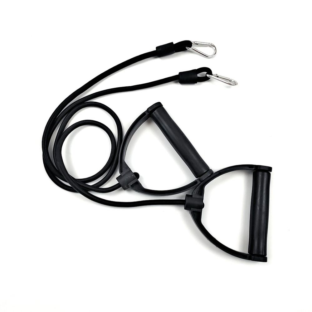 Black Pull Rope Bands Strength Training Rubber Tube Band Workout Exercise Band  Home Gym