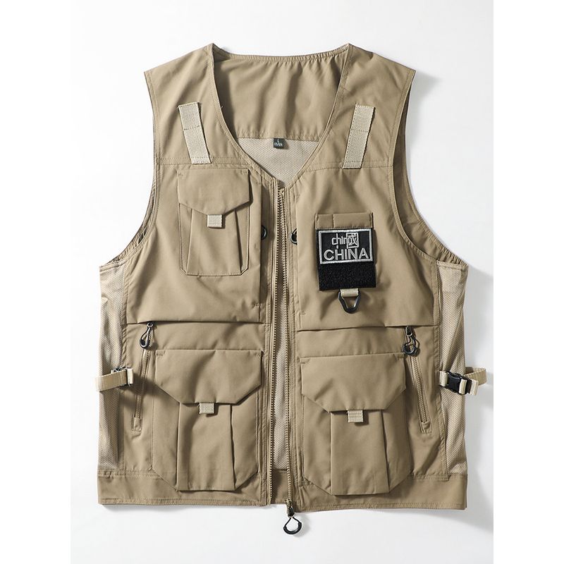 Fishing Vest Men's Lian Hang Outdoor Mountaineering Camping Function Luya Multi-Functional Tactical Vest Cargo Photography Vest