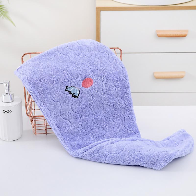 Dry Hair Cap, Super Water Absorption, Quick Drying, Enlarged and Lengthened Hair Wiping, One-piece Long Hair Bath Towel, Women's Bag Head Towel