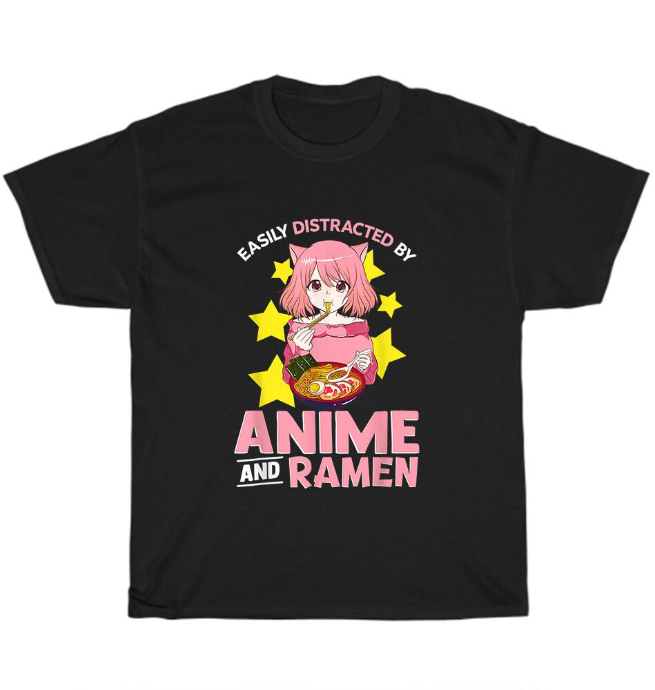 Snadno rozptýlený anime a ramenovou miskou japonských nudlí Tričko Unisex Dárek