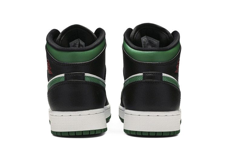 Air Jordan 1 Mid GS 'Black Pine Green'