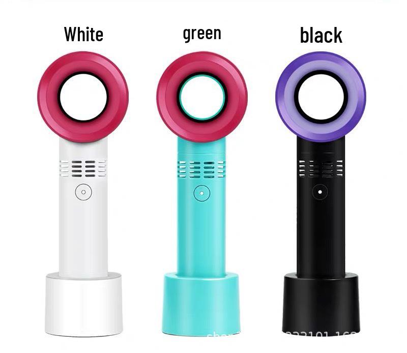 Bladeless Portable Handheld & Desktop Fan for Eyelash Extension & Hair Styling