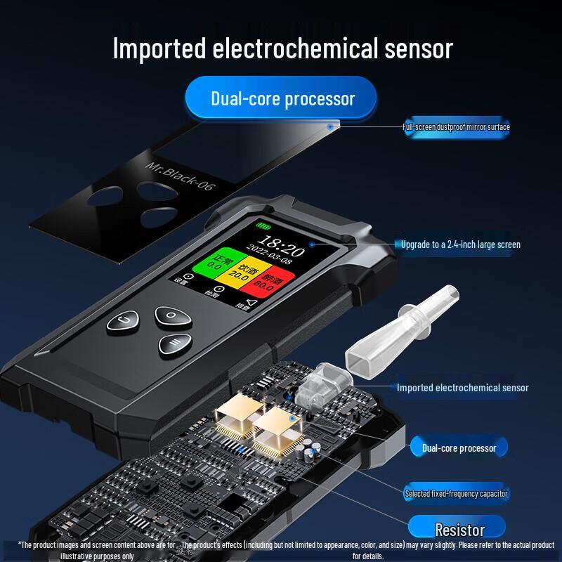 Su Hua Wei Professional Digital Alcohol Breathalyzer