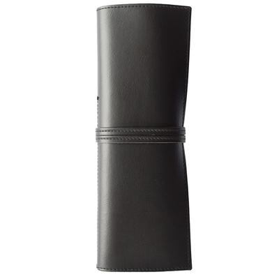 Saki Roll Pencil Case Synthetic Leather Black P-660BK
