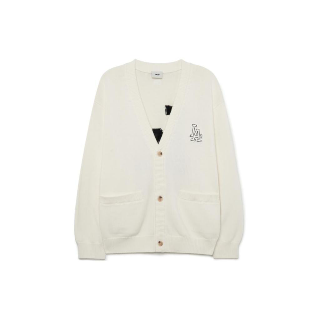 New MLB Knitwear Unisex Ivory 3AKCB0131-07IVS