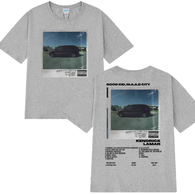 Kendrick Lamar Tour 2025 Double Sided printed T shirt Men Women Hip Hop vintage streetwear Unisex Cotton short sleeve T-shirts