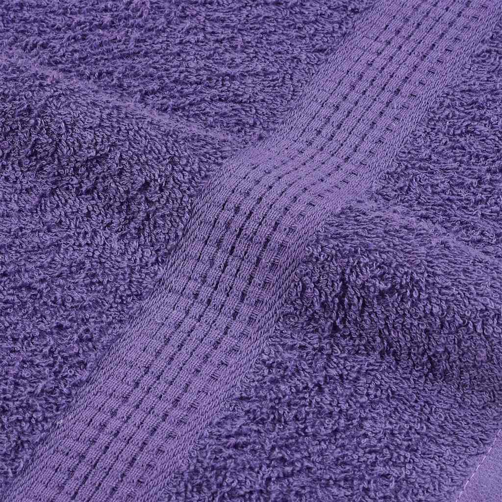 Vidaxl Ręczniki Gościnne 4 Szt. Fioletowe 30X50Cm 360 Gsm 100% Bawełna