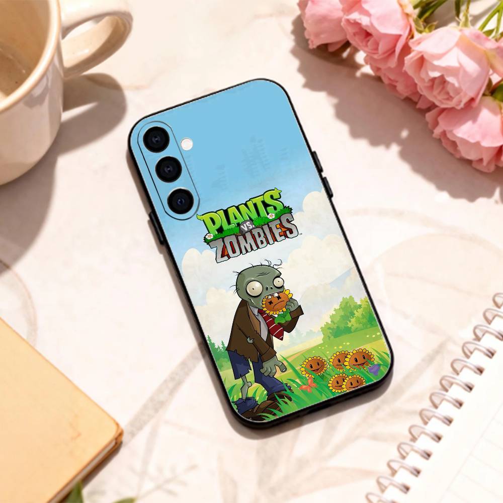 Game P-Plants VS Z-Zombies Strategy phone Case For Samsung Galaxy A73,A72,A71,A70,A53,A52,A51,Others Soft Black Shell Samsung a71 4g