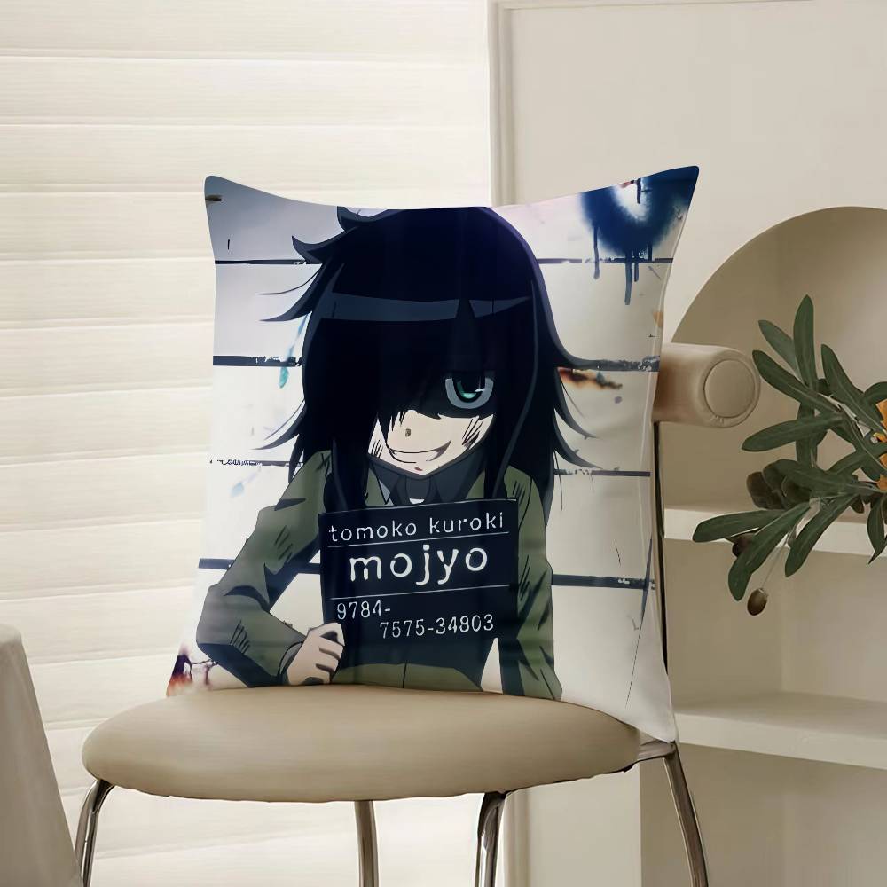 K-Kuroki T-Tomoko Pillow Case Comfort Sofa Bed Silky Elegant Invisible Zipper Decorative Cushion Cover
