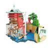 Sankei Studio Ghibli Series Spirited Away Diorama Papercraft MP07-42 (Red, Green, Brown). One Size.