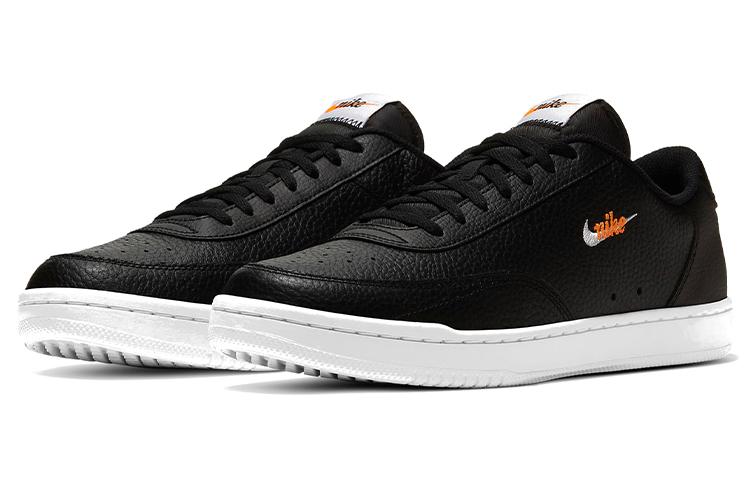 Herren Sneaker Nike Court Vintage Premium Schwarz Schwarz/Total Orange/Weiß