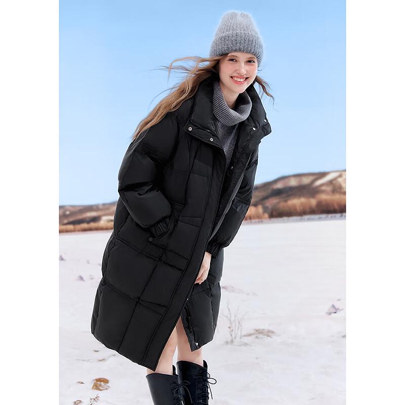 Betu Women's Mid-Length Loose Fit Down Jacket