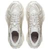 Li Ning Furious Rider ACE 3.0 Textile, Synthetic Leather, TPU Breathable Low top Chunky Sneakers Women's Gray Ivory AZGW308-2//