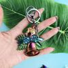 Christmas Combination Bells Keychain Mould Crystal Epoxy Silicone Pendant Mould