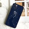 Starry Orca Whale Shark Phone Case For iPhone 15 16 14 Plus 13 12 Mini 11 Pro Max X XR XS Max 7 8 Back Cover