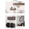 4/5/6/10 Pcs Carbon Steel Wall Hook Heavy Duty Door Hook Arc Shaped Design Coat Hook  Wall Mounted