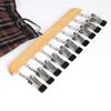 Clips Great Load Bearing Anti-slip Wardrobe Clothes Hanger Scarf Tie Clip Hanger