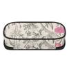 Pen Case High Capacity Secure Zipper Strong Polyester Fabric with Mesh Pocket Removable Divider and Pen Slots for Everyday Study