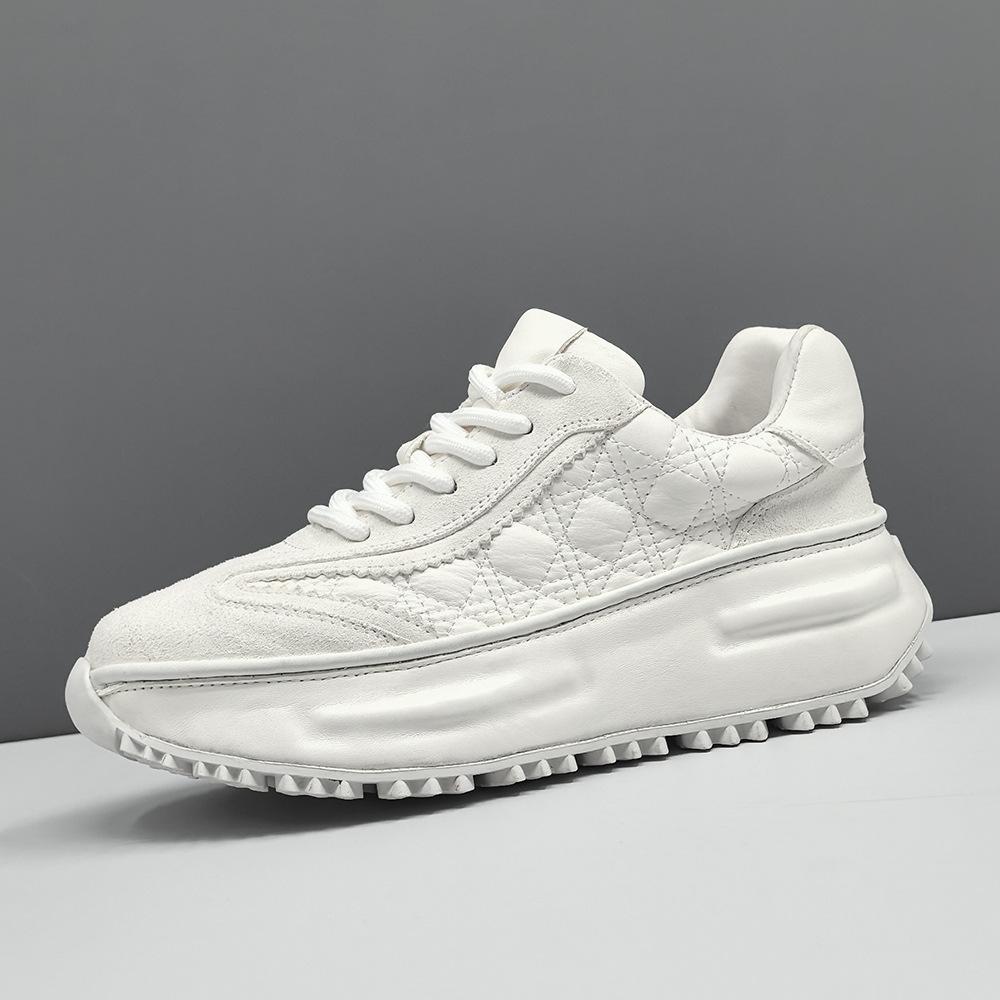 Raw platform dad shoes ins super hot trendy shoes leather sports and leisure shoes 38