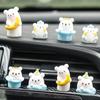 Auto Armaturenbrett Niedliche Bären Dekoration Auto Mittelkonsole Mikro Bär Harz Ornamente Heimdekorationen Universelles Geschenk für weibliches Kind