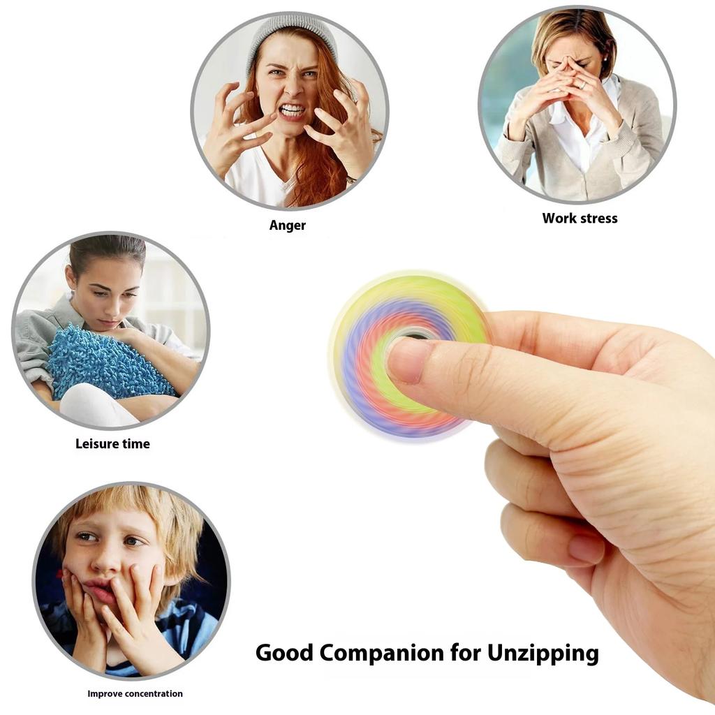 6/10Pcs Graffiti Retro Style Fingertip Top Color Small Top Decompression Toy Small Gift Children Birthday And School Start Gift