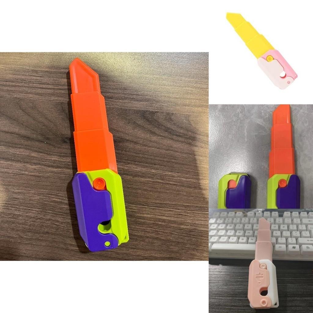 Large Carrot Knife Toy 3d Gravity Upgrade Edition Trendy Stress Relief Toy