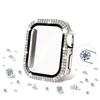 Tempered Glass+Diamond Cover For Apple Watch Case 46mm 40mm 44mm 42mm 41mm 45mm Bling Bumper Protector iWatch Series 10 9 7 8 SE