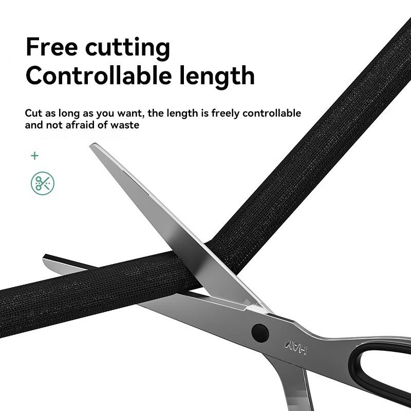 Cord Protector Wire Loom Tubing Cable Sleeve Split Sleeving for USB Cable Power Cord Audio Video Cable TV Computer Home Auto 2m