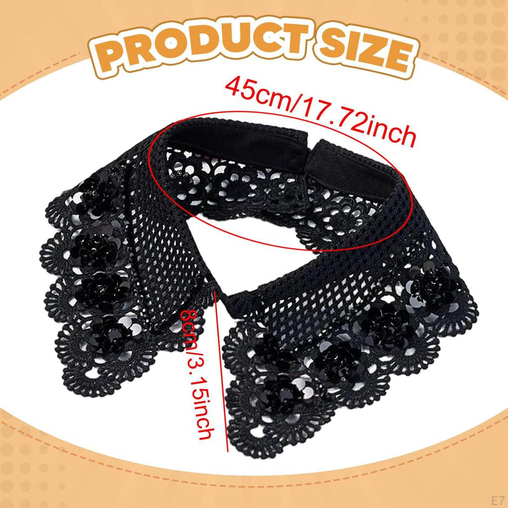 Elegant Removable Lace Collars, Decorative Blouse Fake Half Shirt Collars