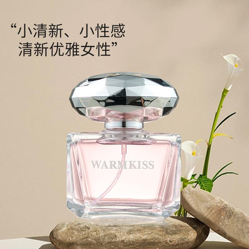 Crystal Crystal Diamond Pink Diamond Ladies Lasting Fragrance Floral and Fruit Fragrance Fresh Eau de Perfume Natural