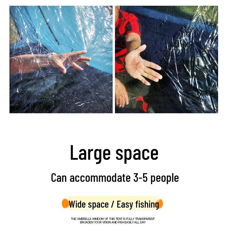 Instant Open Fully Automatic Winter Fishing Tent - No Assembly Needed, Thickened for Warmth and Cold Protection, Ideal for Camping and Ice Fishing.
