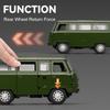 1:18 Scale Russian UAZ TRAVELER Car Model Toy Metal Diecast Pull Back Sound Light Station Wagon Van Models Ornaments Gifts