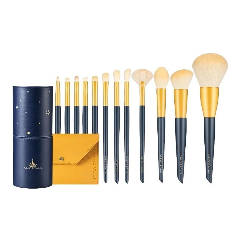 AMORTALS Makeup Brush Set (12pcs) 12p