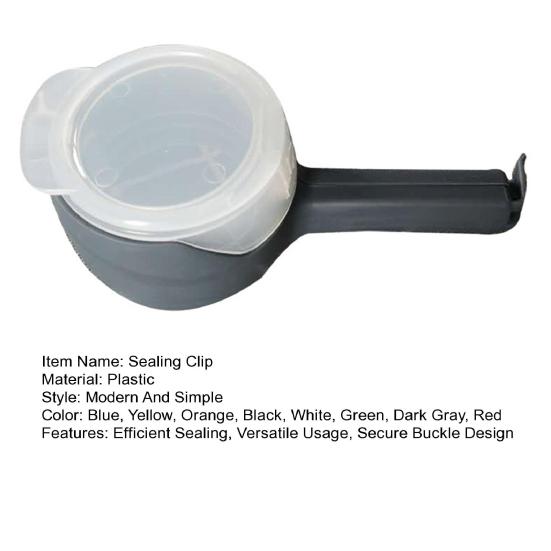 Verschlussklammern zur Lebensmittelaufbewahrung mit Ausgießern, Beutelklammern für Lebensmittel, Chipsbeutelklammern für Frische, Küchen-Organizer