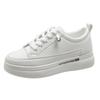 Foreign trade sports shoes women's muffin high-top shoes small inner height increase casual white shoes women